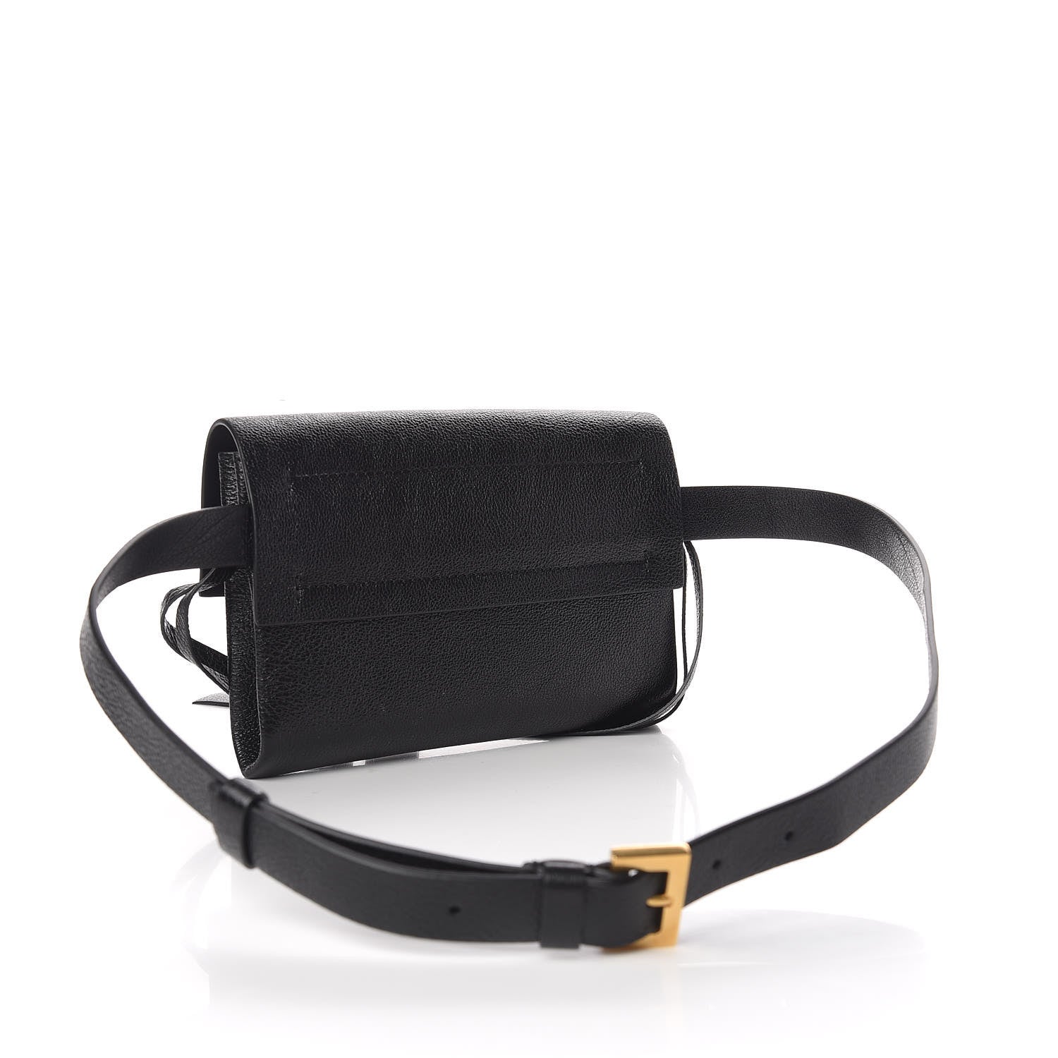 Valentino Garavani Textured Patent Calfskin VRing Belt Bag Black 3 of 9