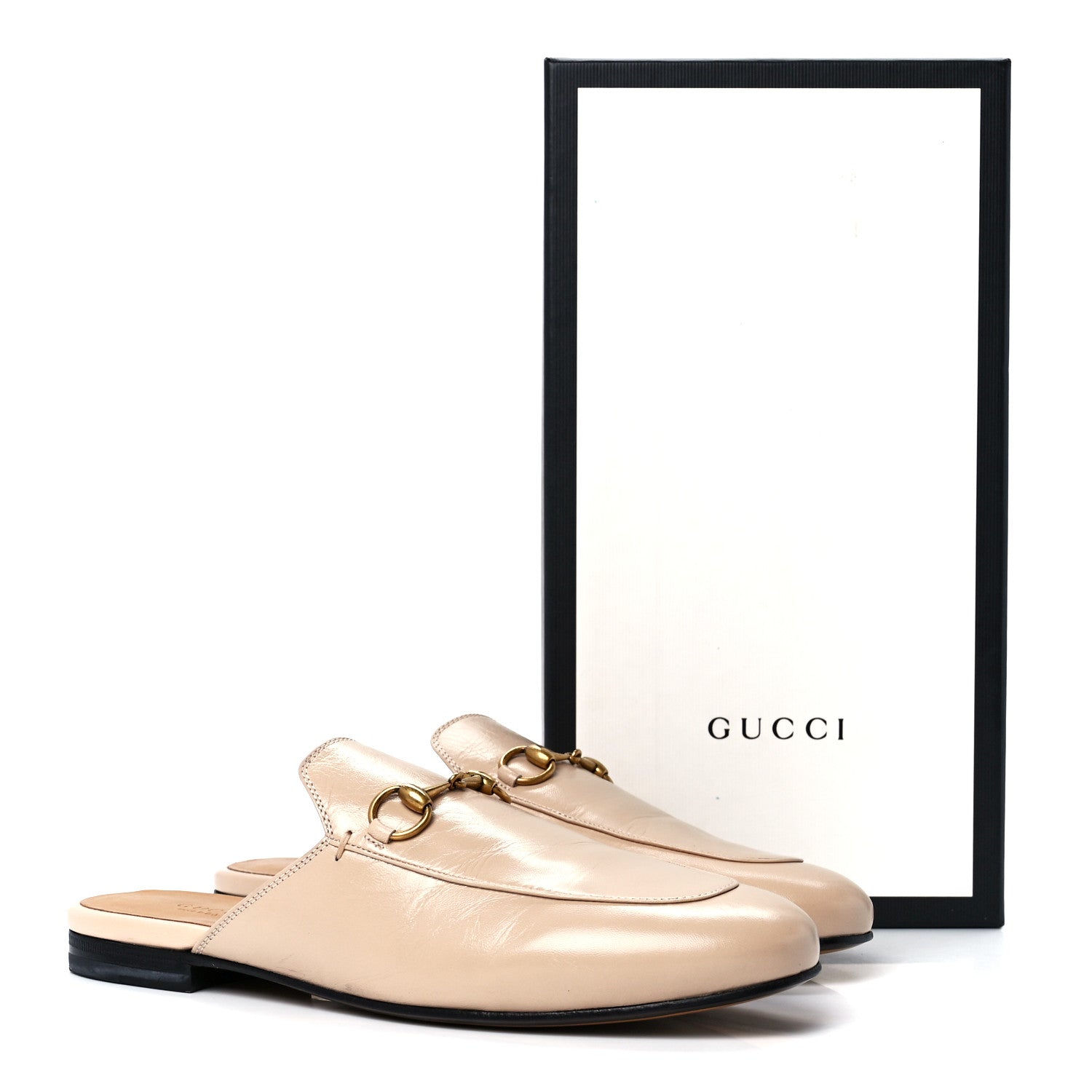 Gucci Malaga Kid Womens Princetown Slippers 39 Skin Rose 9 of 9