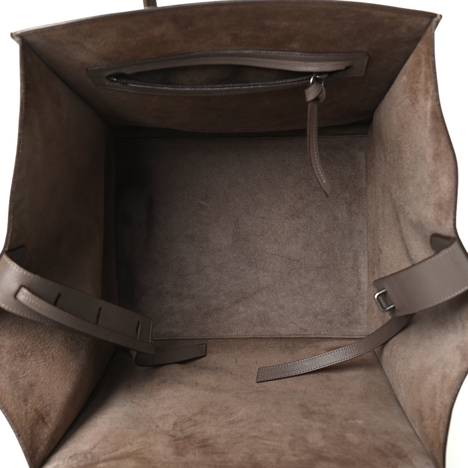 Celine Grained Calfskin Medium Phantom Luggage Taupe 4 of 4