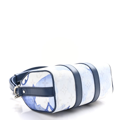 Louis Vuitton Monogram Watercolor Keepall XS Blue 4 of 9