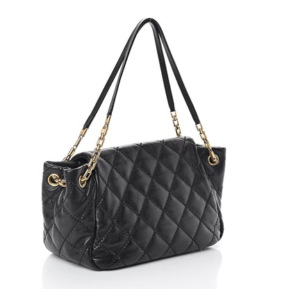 Chanel Calfskin Quilted Retro Chain Flap Black 2 of 9