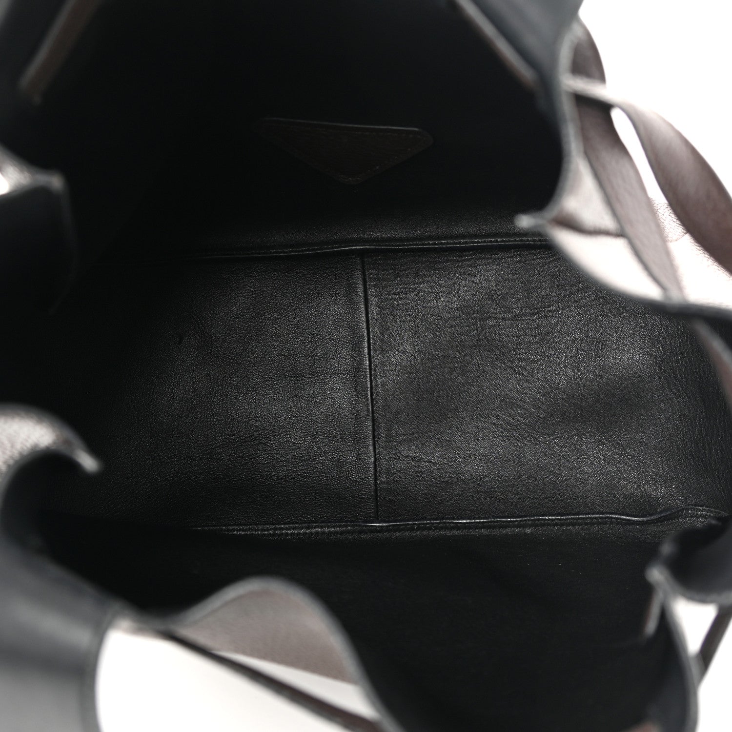 Prada Vitello Daino Soft Dynamique Tote Caffe Black 5 of 12