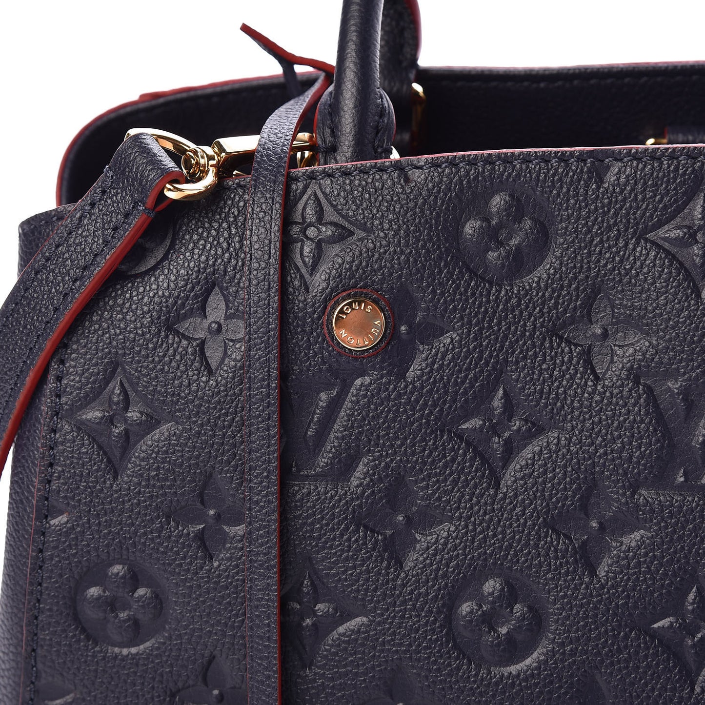 Empreinte Montaigne MM Marine Rouge