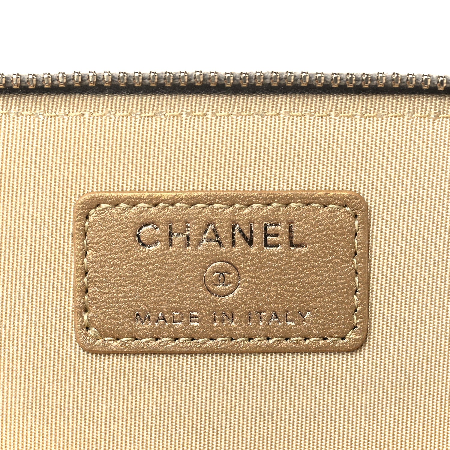 Chanel Lambskin Quilted Small Pearl Crush Vanity Case With Chain Grey 6 of 10