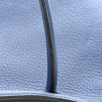 Hermes Taurillon Clemence Birkin 35 Bleu Brighton 17 of 20