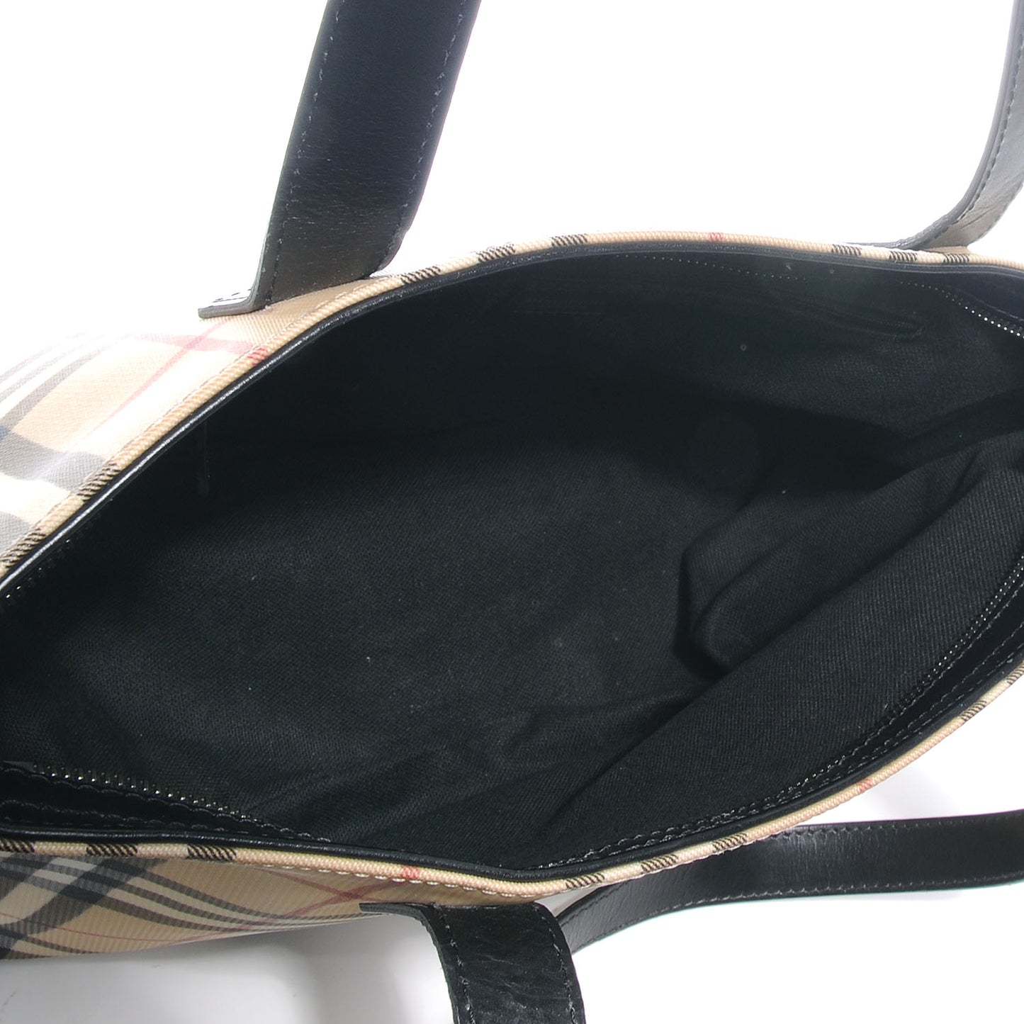 House Check Medium Tote Black