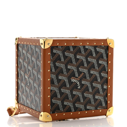Goyard Goyardine De Trunk Bag Black Gold 4 of 9