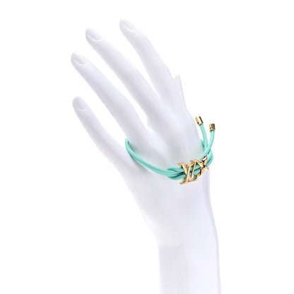 Louis Vuitton Calfskin Bloom Bracelet Blue 2 of 5