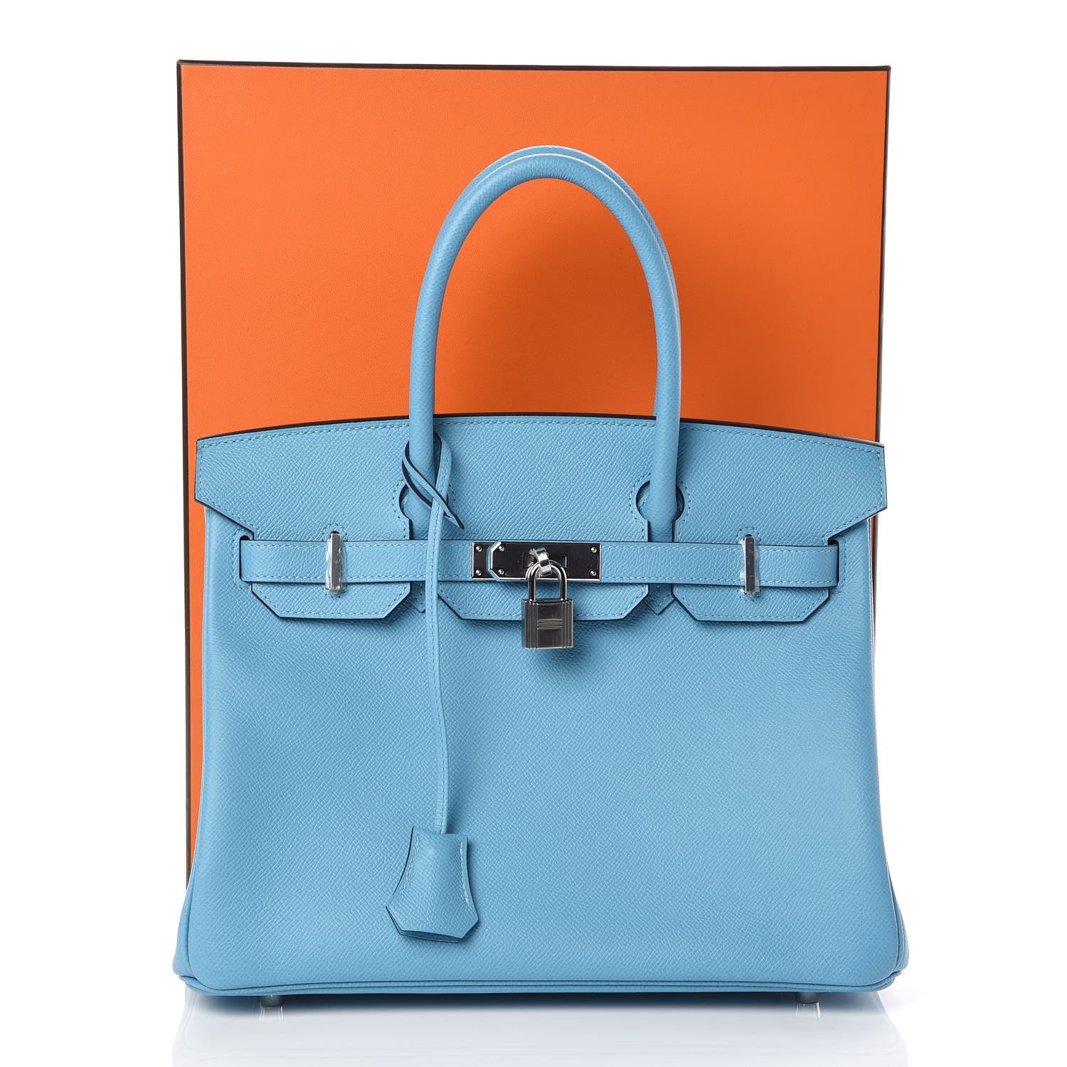 Hermes Epsom Birkin 30 Bleu Du Nord 34 of 34