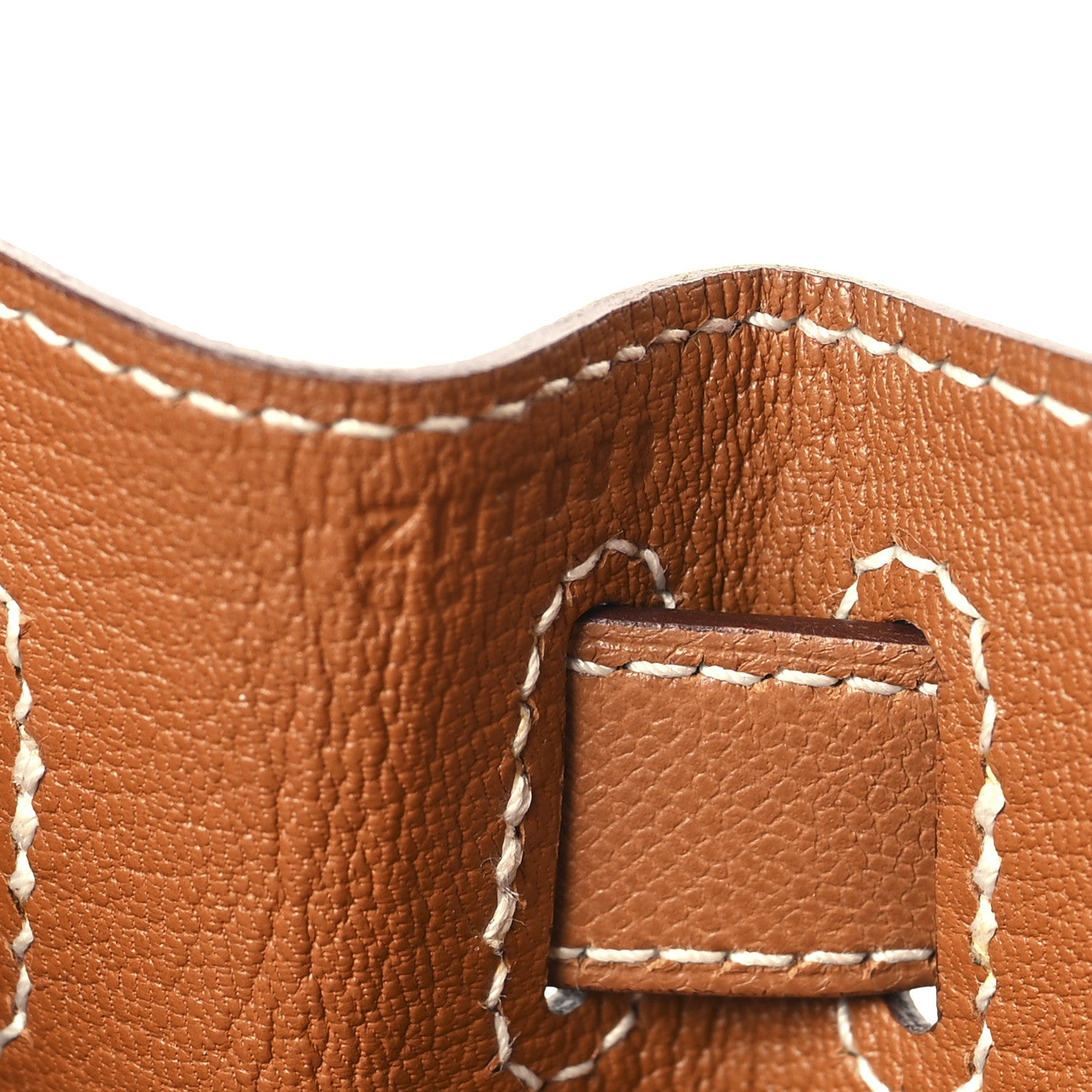 Hermes Madame Calfskin Kelly Sellier 28 Gold 7 of 15