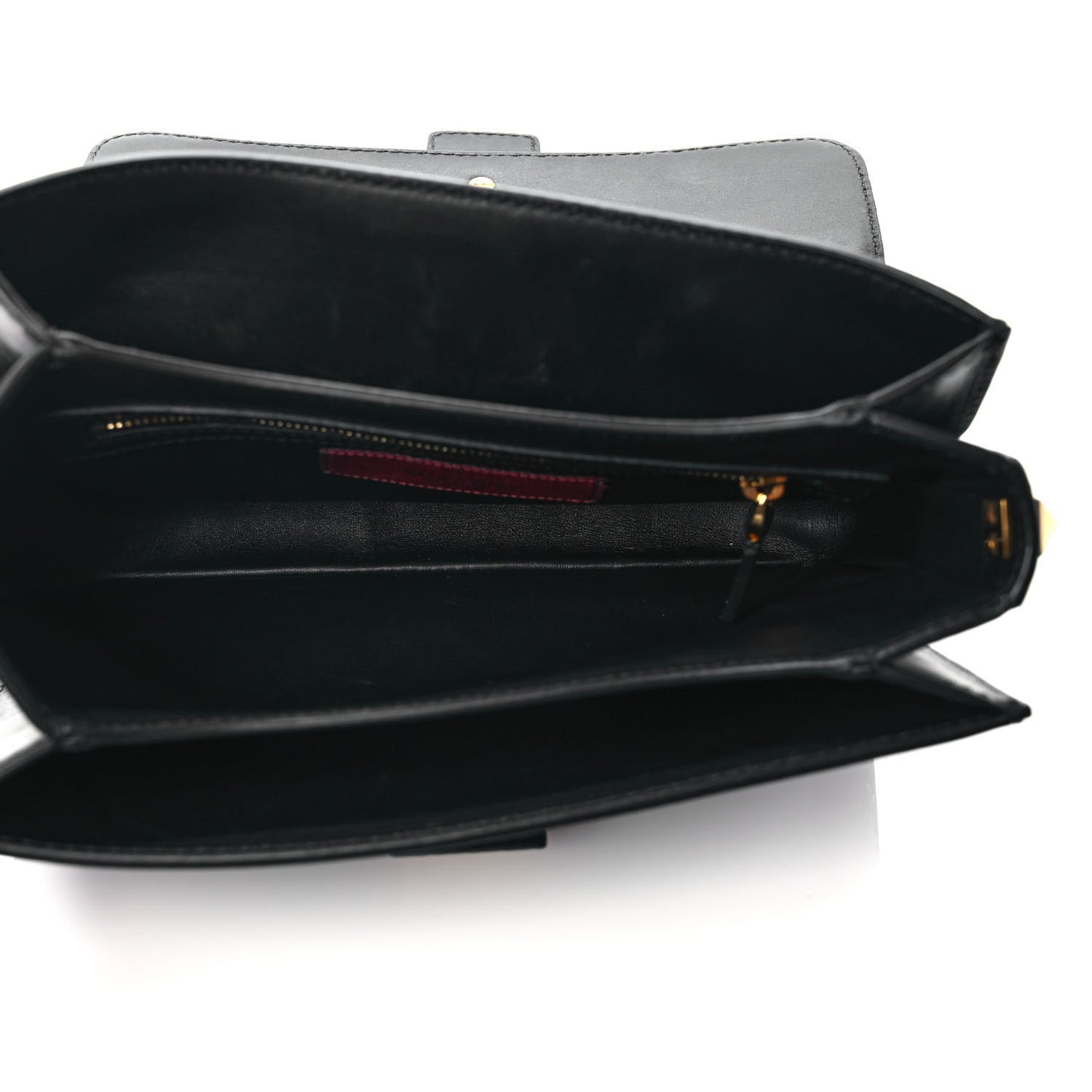 Vitello B-Rockstud Flap Black
