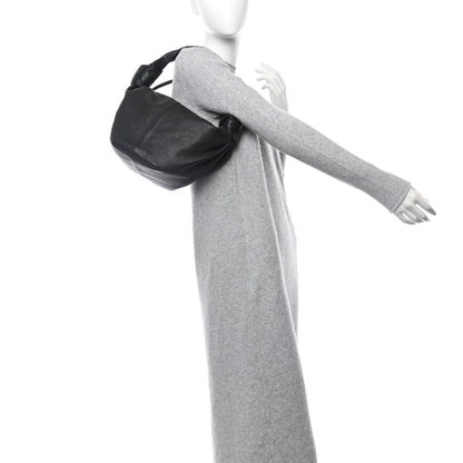 Bottega Veneta Calfskin Teen Double Knot Hobo Black 2 of 10