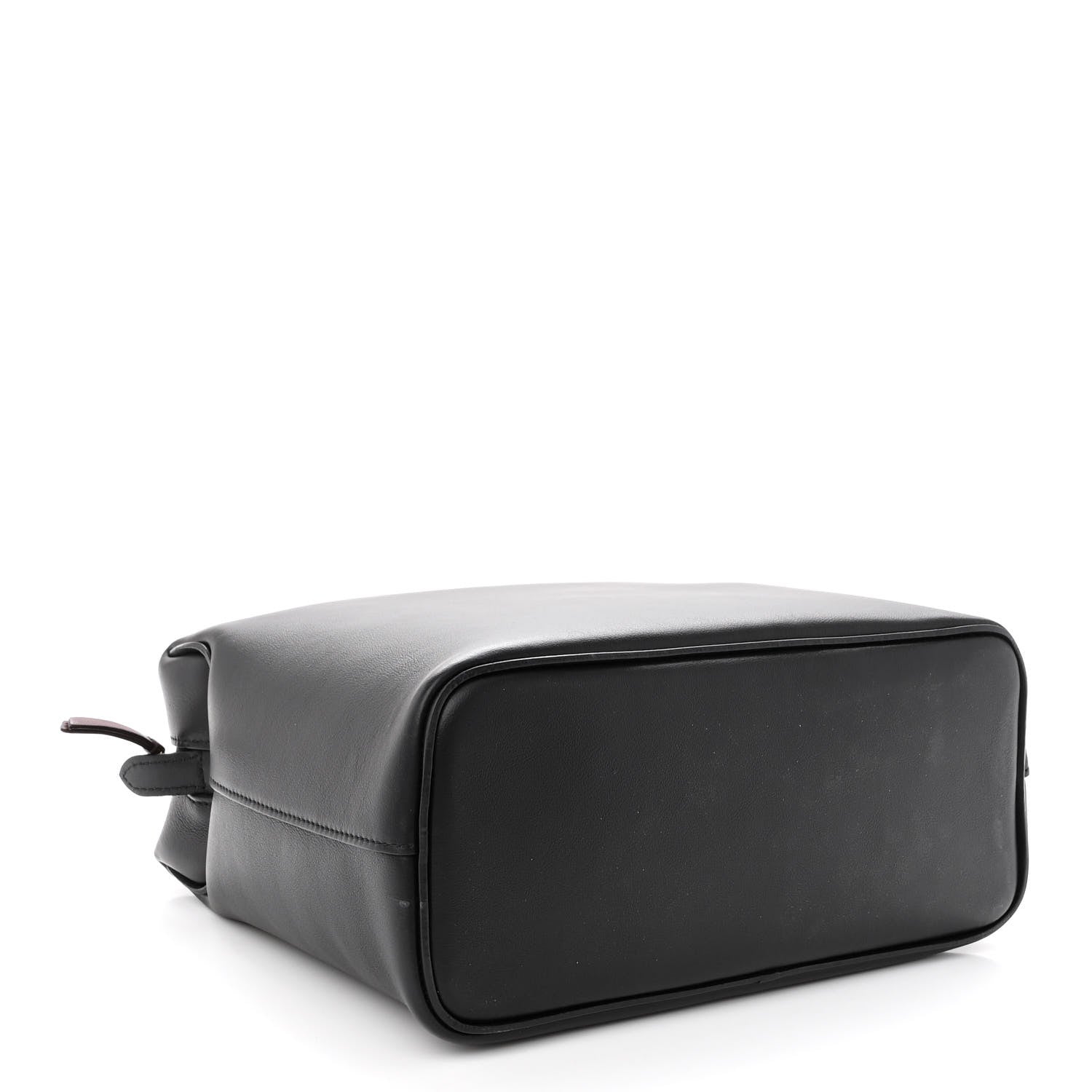 Celine Lambskin Small Soft Cube Satchel Black Burgundy 4 of 9