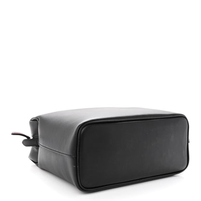 Celine Lambskin Small Soft Cube Satchel Black Burgundy 4 of 9