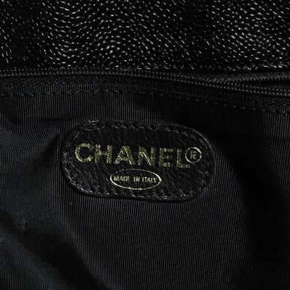 Chanel Caviar Large CC Shoulder Bag Black 6 of 7