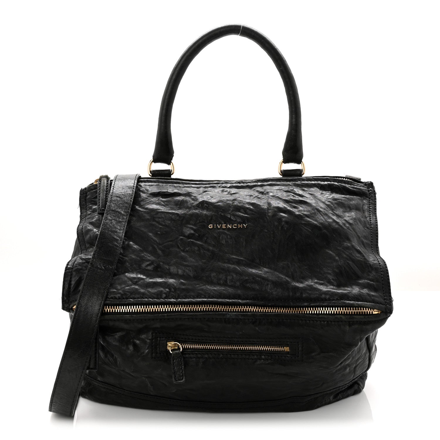 Givenchy Tumbled Sheepskin Large Pandora Black 1 of 10