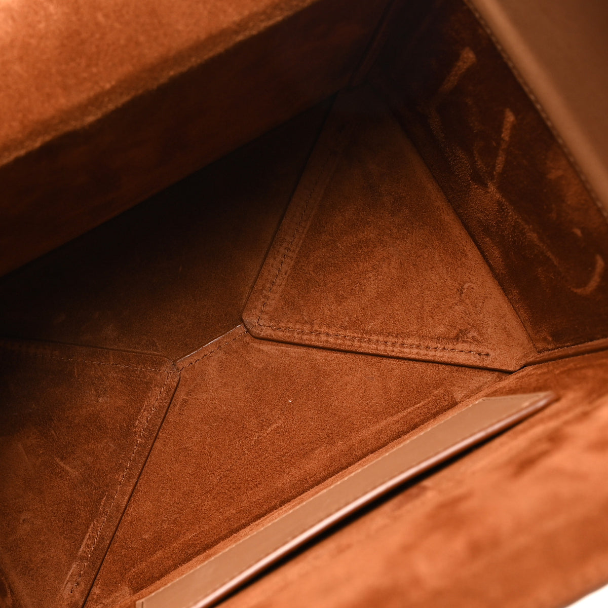 Calfskin Monogram Take Away Box Dusty Vintage Brown Gold