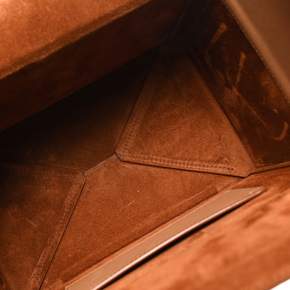 Saint Laurent Calfskin Monogram Take Away Box Dusty Vintage Brown Gold 5 of 9