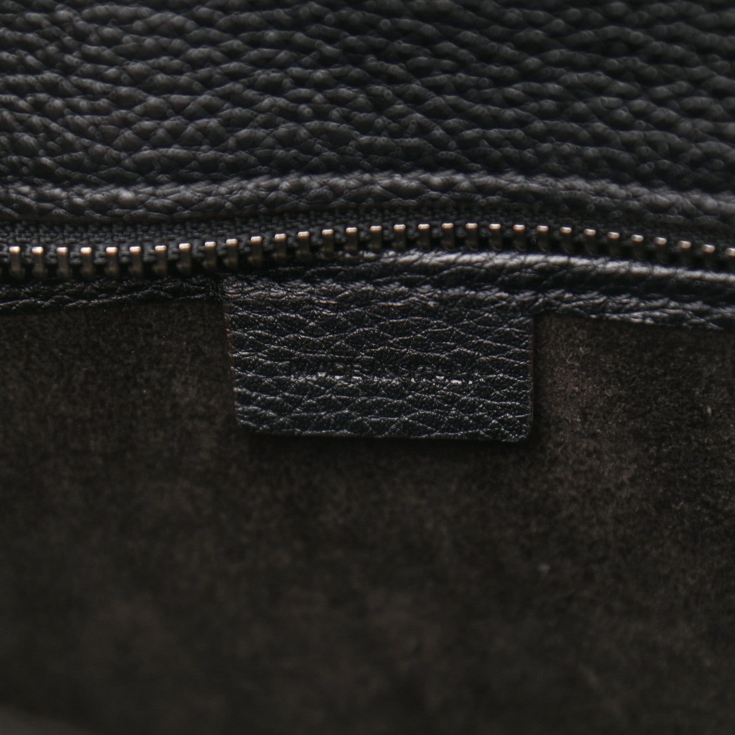 Celine Drummed Calfskin Nano Luggage Black 7 of 10