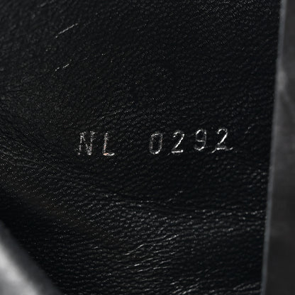 Louis Vuitton Soft Calfskin Monogram Afterglow Platform Ankle Boots 38 Black 10 of 12