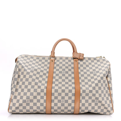 Louis Vuitton Damier Azur Keepall 50 1 of 10