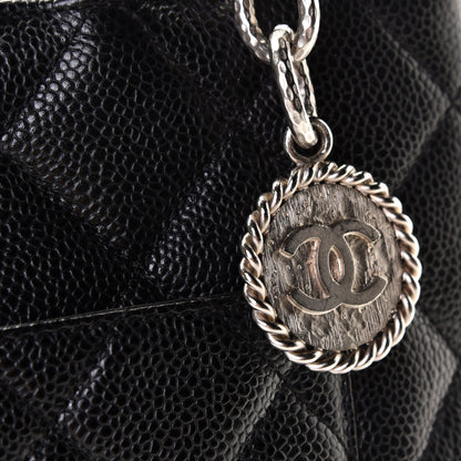 Chanel Caviar Quilted Medallion Tote Black 12 of 13