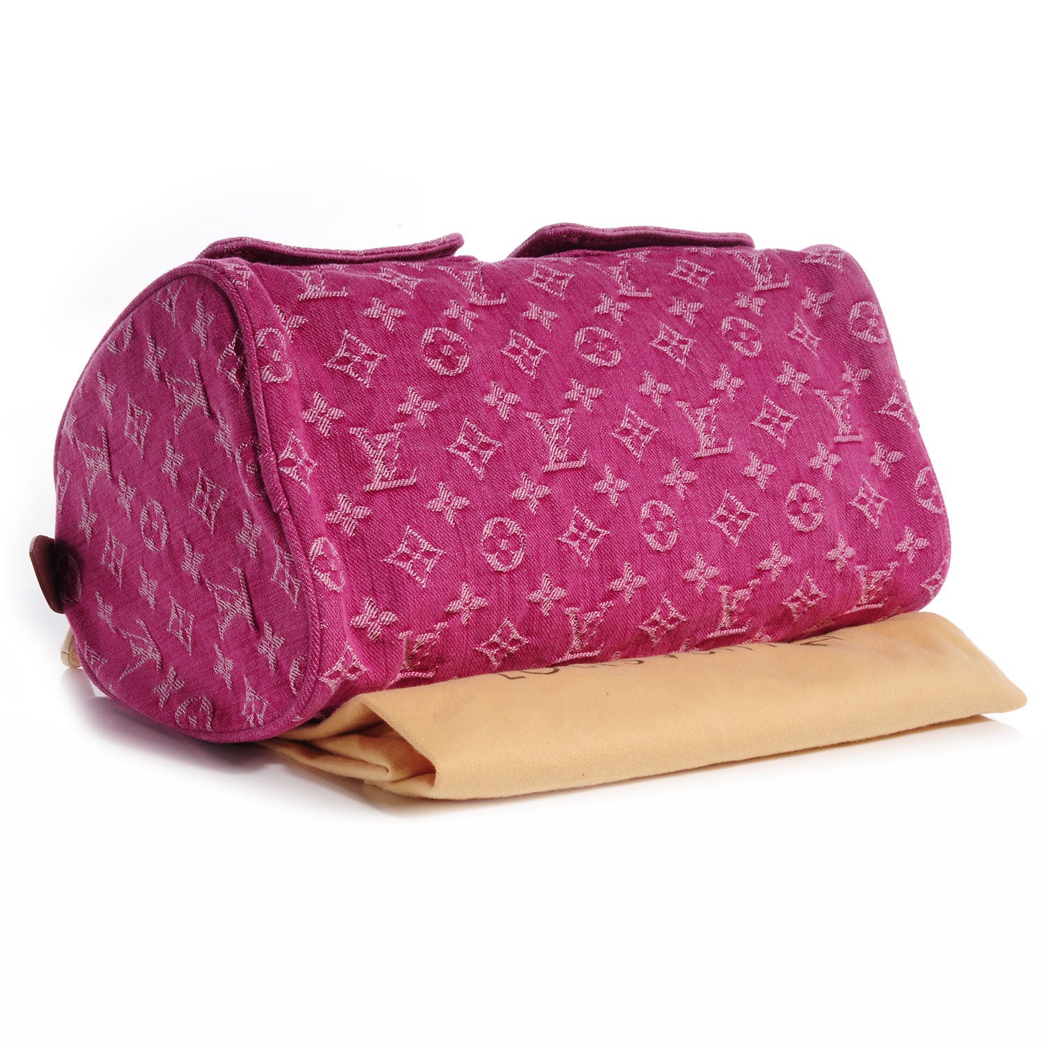 Louis Vuitton Monogram Denim Neo Speedy Fuchsia 4 of 7