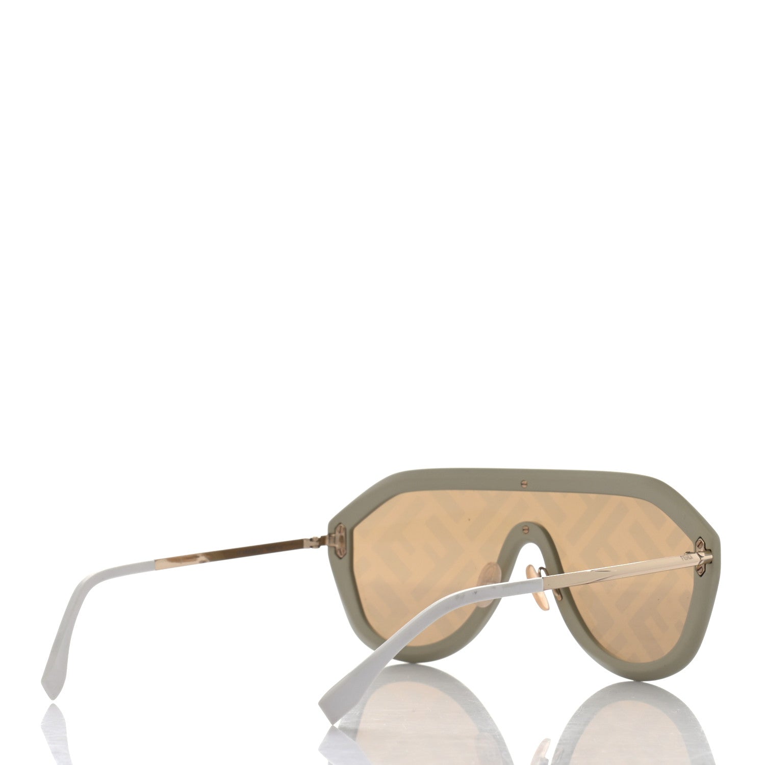 Fendi FF Fabulous Shield Sunglasses FF M0039/G/S White 3 of 6
