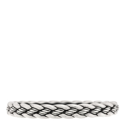 David Yurman Sterling Silver Woven Cable Hinge Bracelet 2 of 3