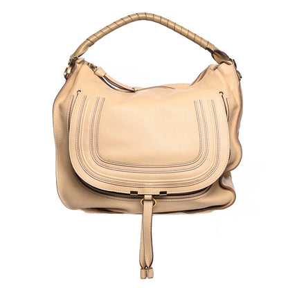 Chloe Calfskin Large Marcie Hobo Beige 1 of 11