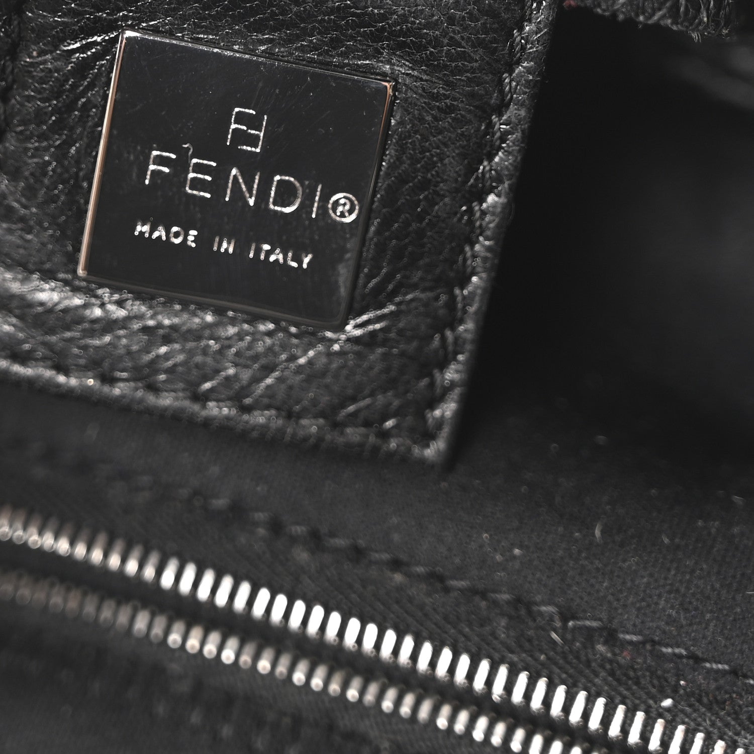 Fendi Neoprene Baguette Black 6 of 9