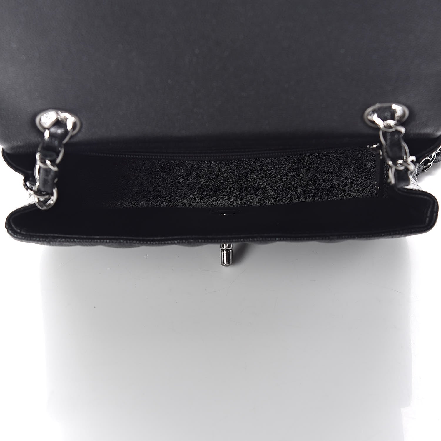 Chanel Iridescent Caviar Quilted Mini Rectangular Flap Black 5 of 10