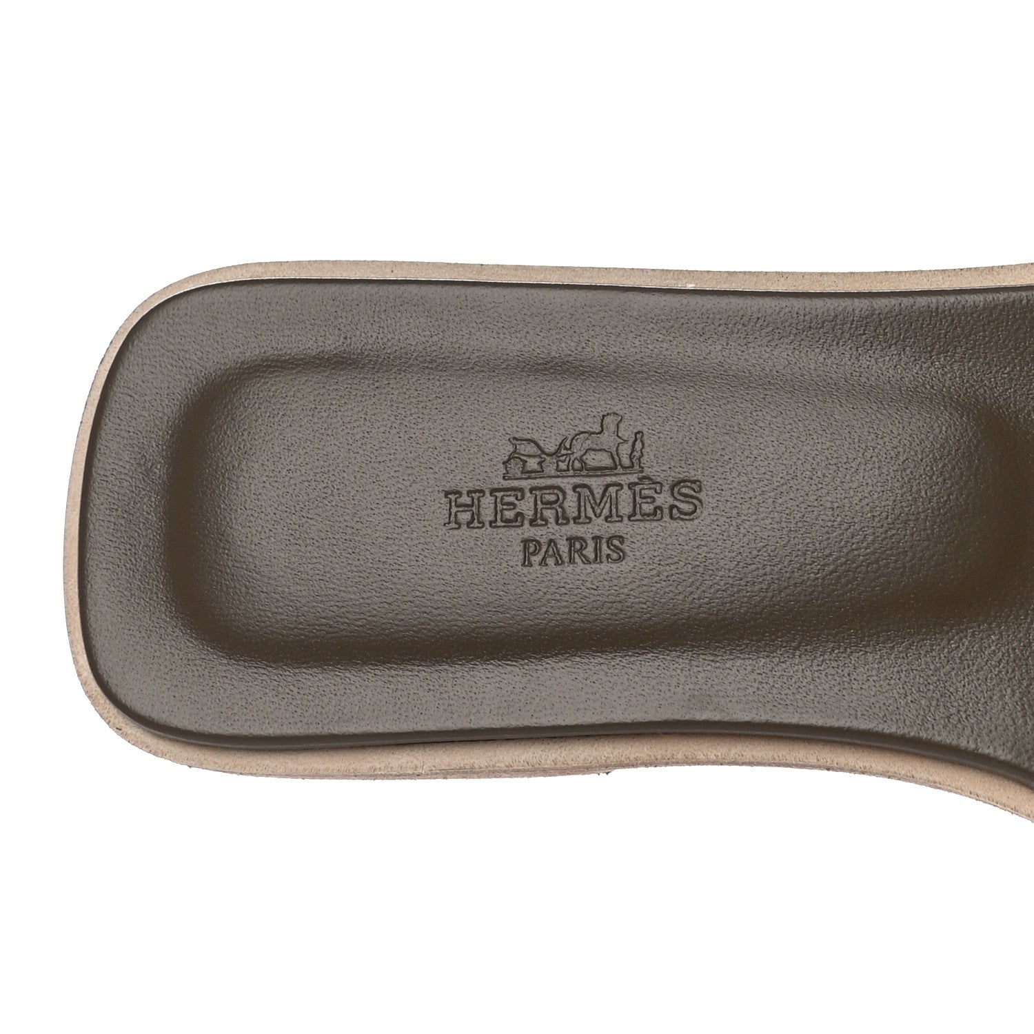 Hermes Epsom Oran Sandals 36 Etoupe 8 of 11