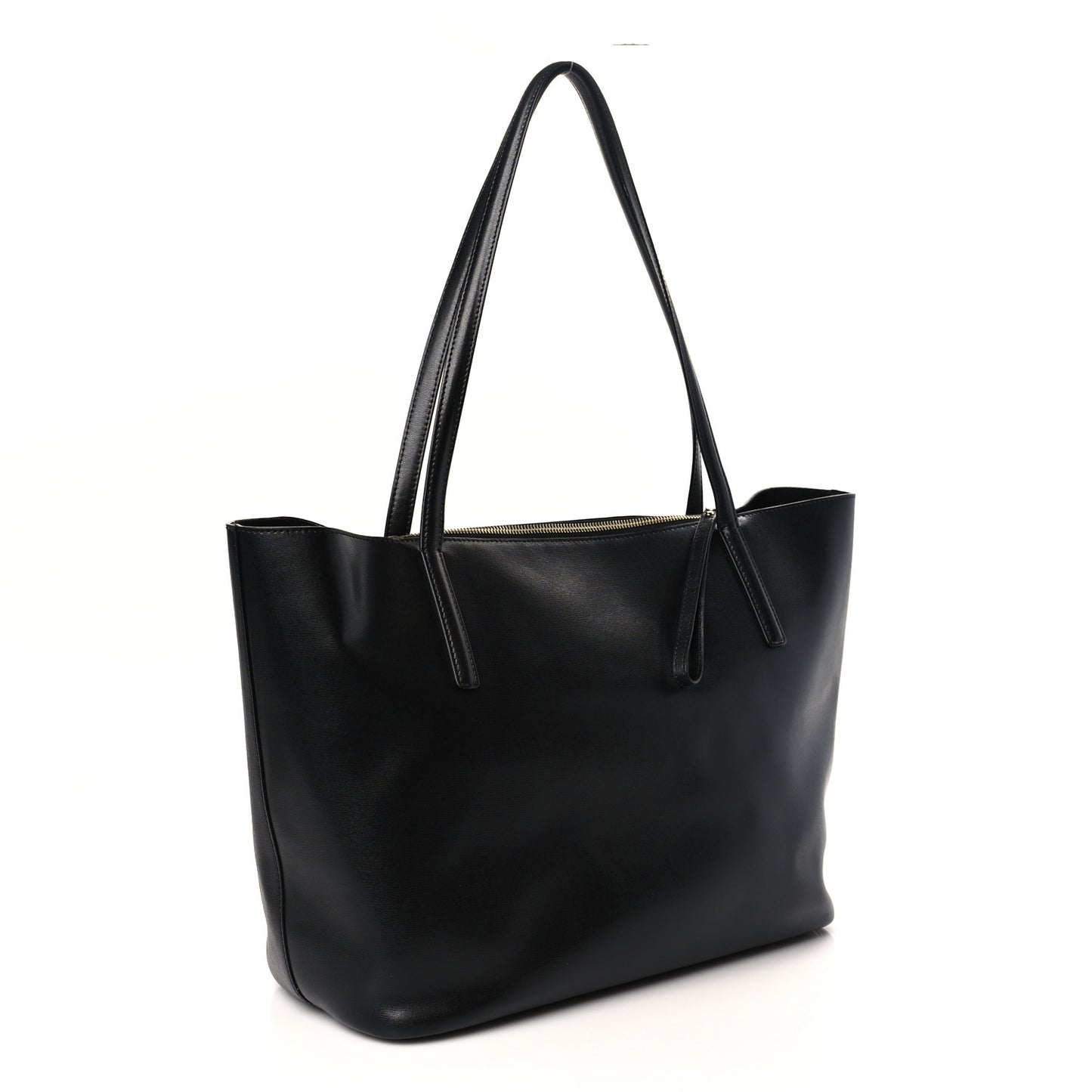 Calfskin Medium Gancini Tote Black