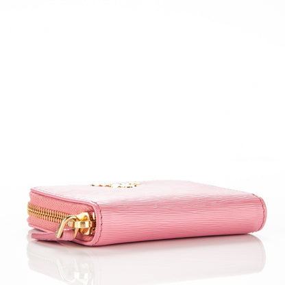 Prada Vitello Move Metal Coin Purse Geranio 4 of 7