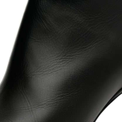 Christian Louboutin Calfskin Gorgona 85 Ankle Boots 37.5 Black 9 of 13