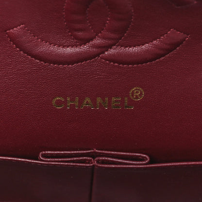 Chanel Lambskin Quilted Medium Double Flap Black 6 of 10