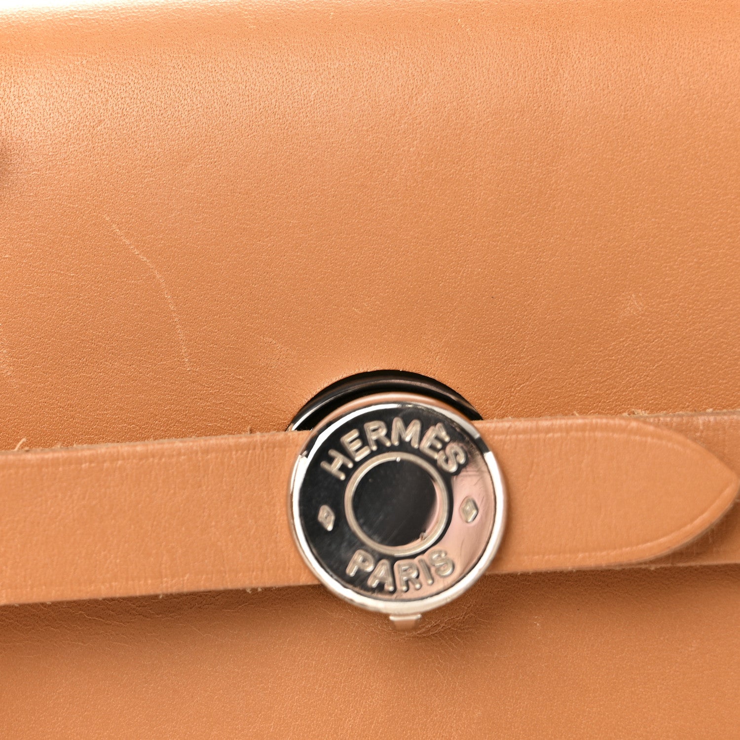 Hermes Toile Vache Calfskin Herbag 30 PM Backpack Natural 18 of 18