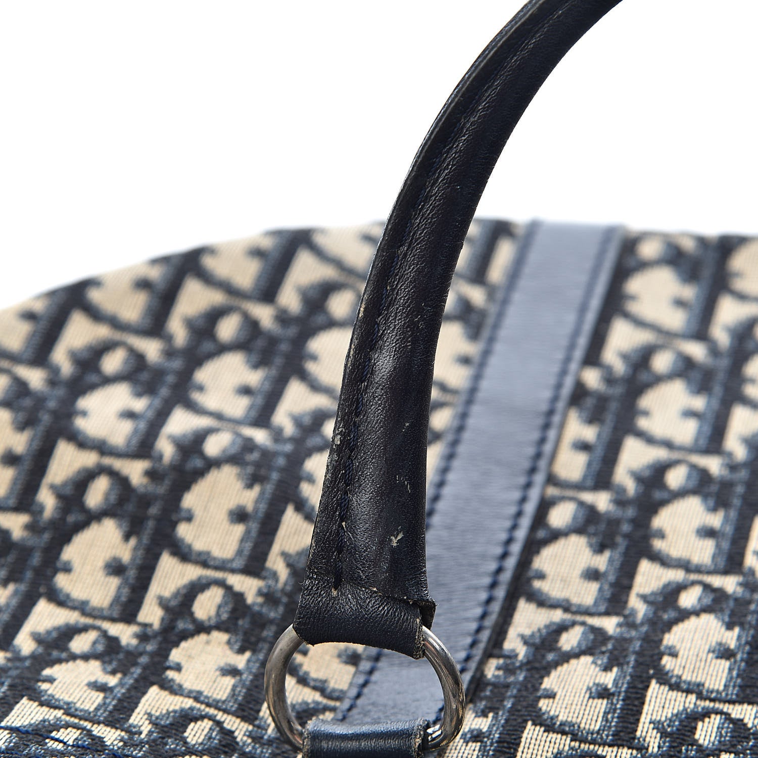 Christian Dior Monogram Duffle Navy Blue 9 of 17