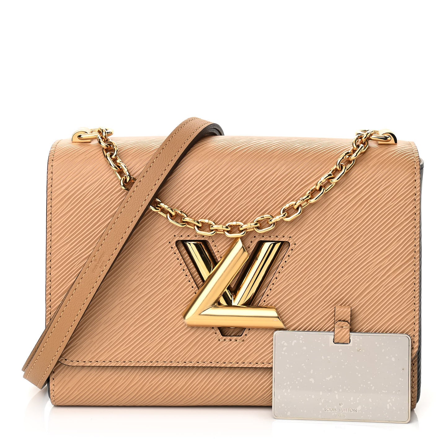 Epi Twist Shoulder Bag MM Camel