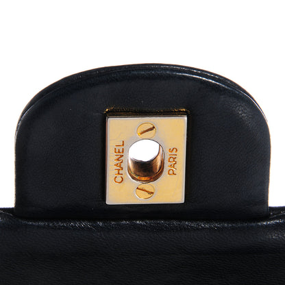 Chanel Lambskin Quilted Small Double Flap Black 5 of 9