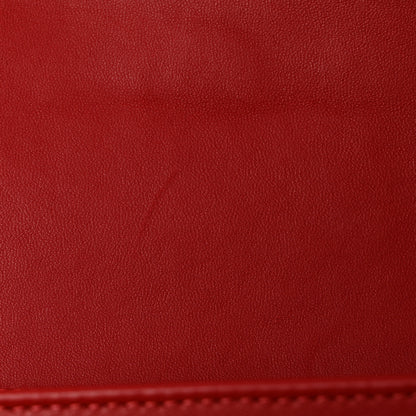 Chanel Lambskin Quilted Medium Boy Flap Red 11 of 11