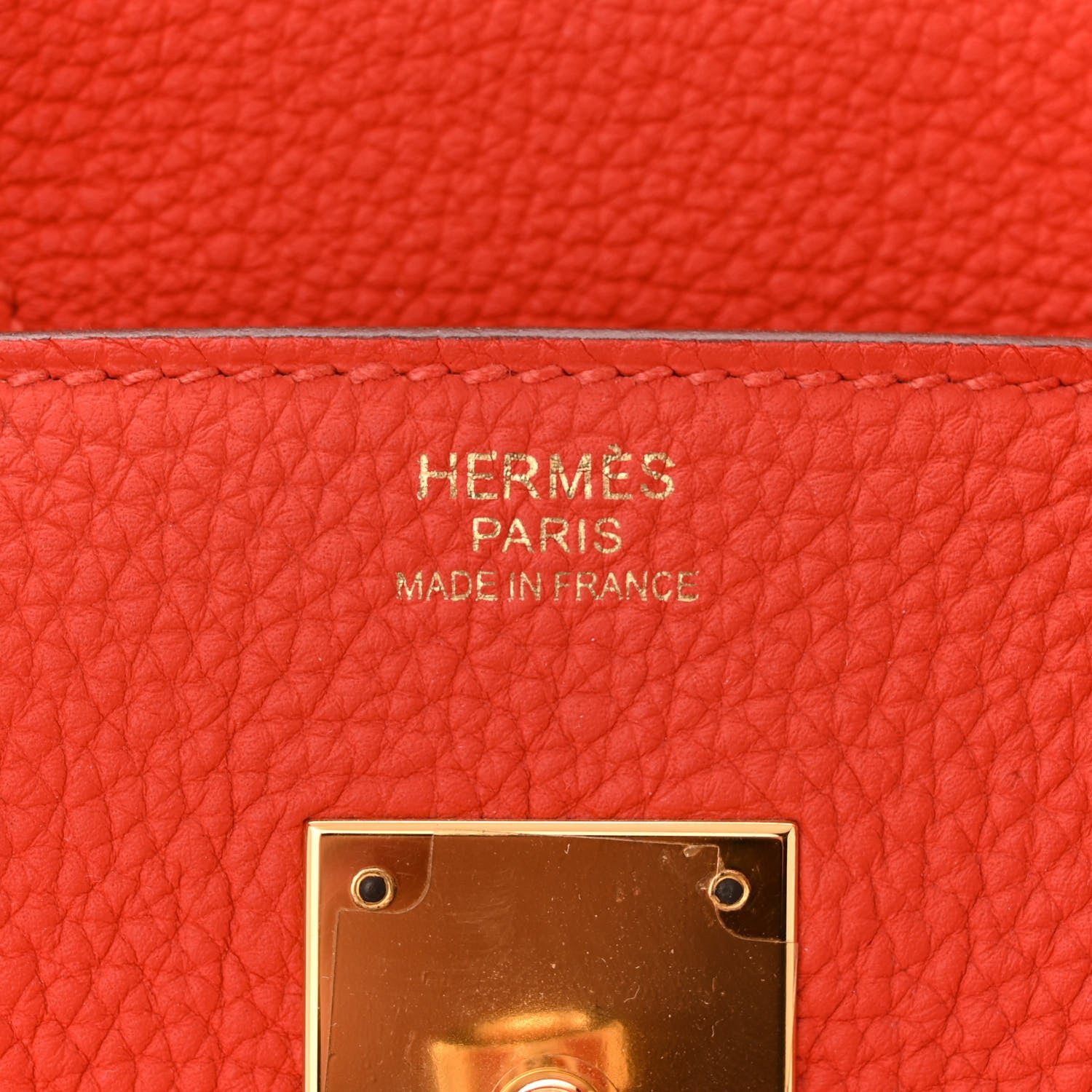 Hermes Togo Birkin 30 Capucine 6 of 12