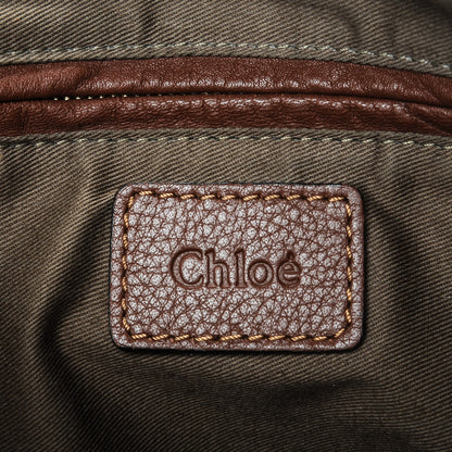 Chloe Calfskin Medium Marcie Satchel Ebony 6 of 6