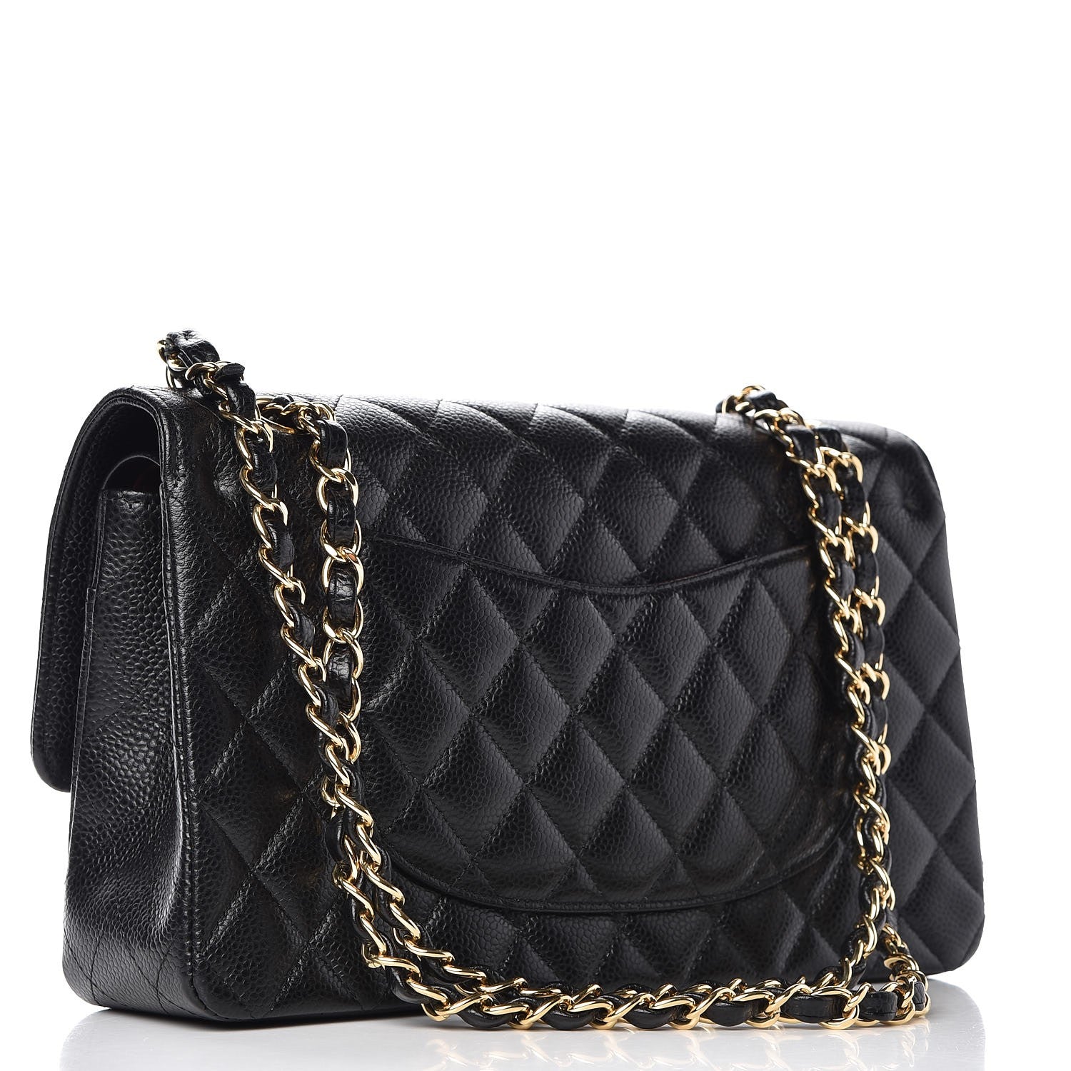 Chanel Caviar Quilted Medium Double Flap Black 4 of 9