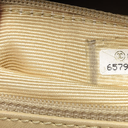 Chanel Lambskin Bekko Resin Small Single Flap Beige 9 of 11