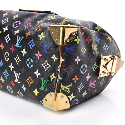 Louis Vuitton Monogram Multicolor Speedy 30 Black 8 of 10