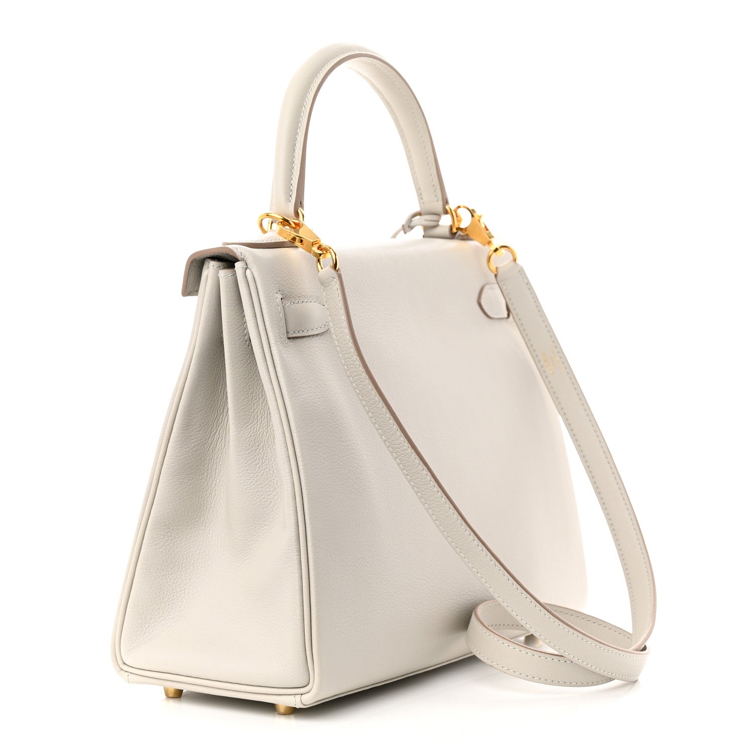 Hermes Evercolor Kelly Retourne 28 Gris Perle 3 of 12