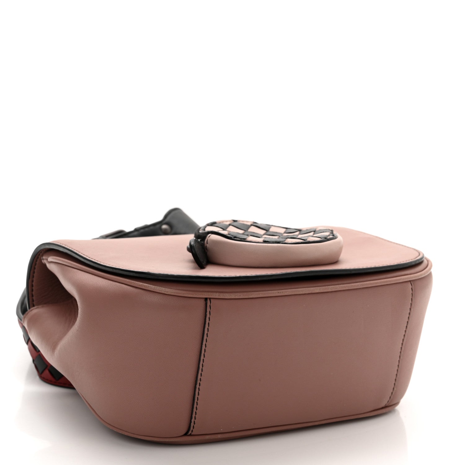 Bottega Veneta Nappa Intrecciato Luna Crossbody Pouch Multicolor 4 of 12