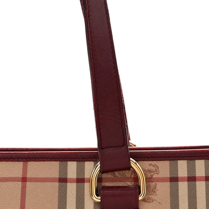 Burberry Haymarket Check Medium Regent Tote Red 11 of 14